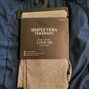 Simply Vera Vera Wang Women's Gray High Rise Leggings